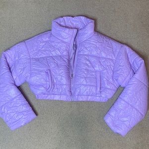 SHEIN CROP PUFFER COAT